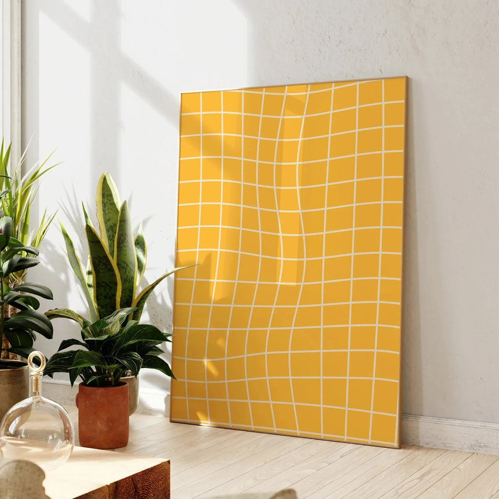 Celressa Yellow Kaldyra Canvas Wall Art