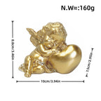 Charming Angel Figure with Heart Motif | High & Bury