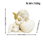 Charming Angel Figure with Heart Motif | High & Bury