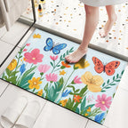Charming Floral Welcome Mat | High & Bury