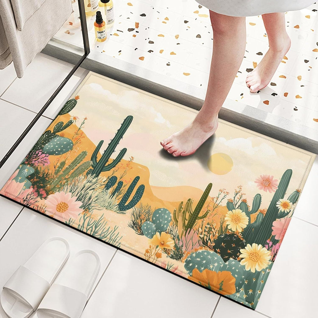 Charming Floral Welcome Mat | High & Bury