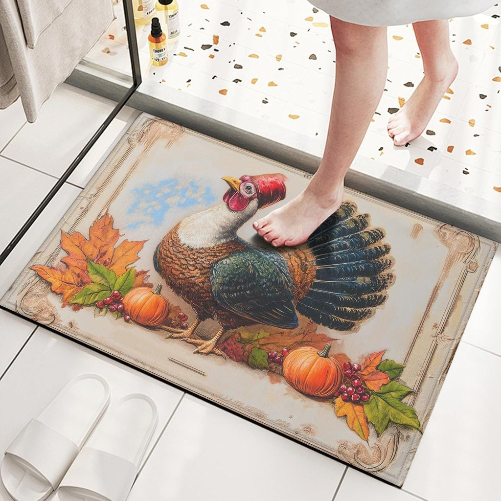 Charming Floral Welcome Mat | High & Bury