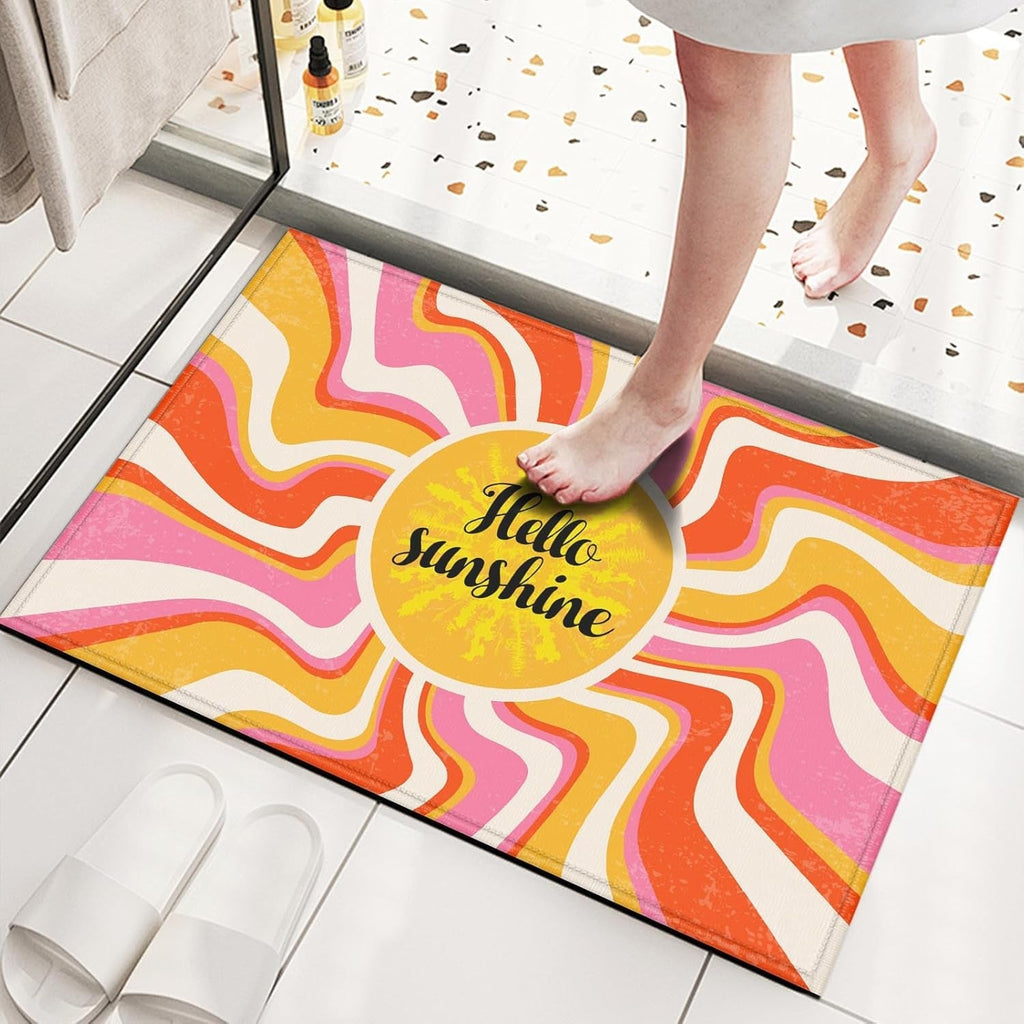 Charming Floral Welcome Mat | High & Bury