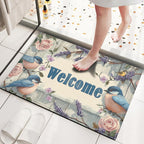 Charming Floral Welcome Mat | High & Bury