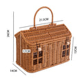 Charming Woven Storage Basket with Lid | High & Bury