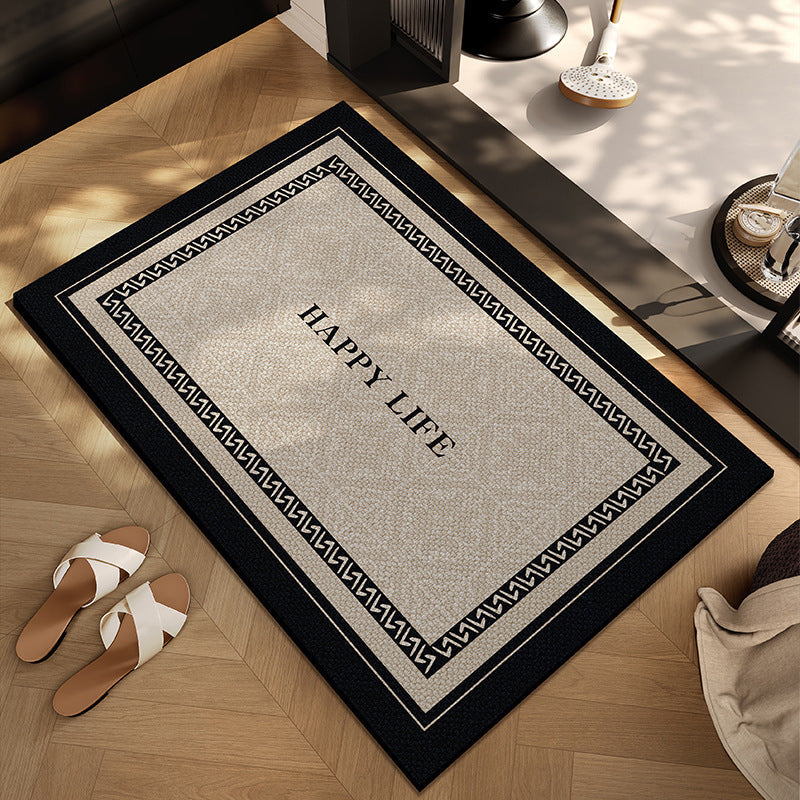 Checkerboard Patterned Entryway Mat | High & Bury