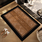Checkerboard Patterned Entryway Mat | High & Bury