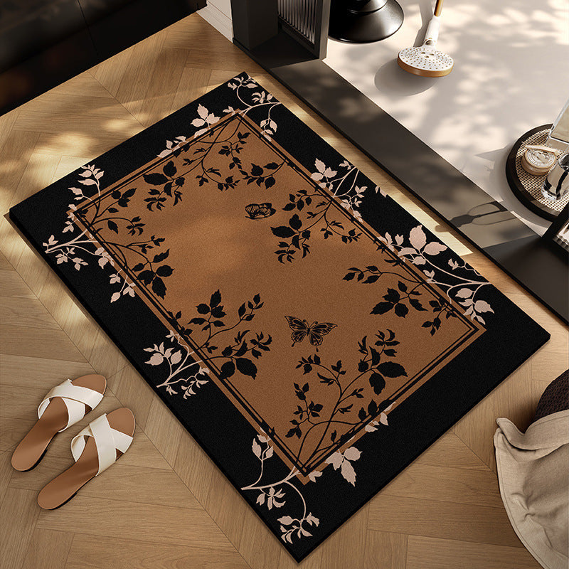 Checkerboard Patterned Entryway Mat | High & Bury