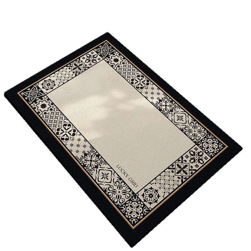 Checkerboard Patterned Entryway Mat | High & Bury