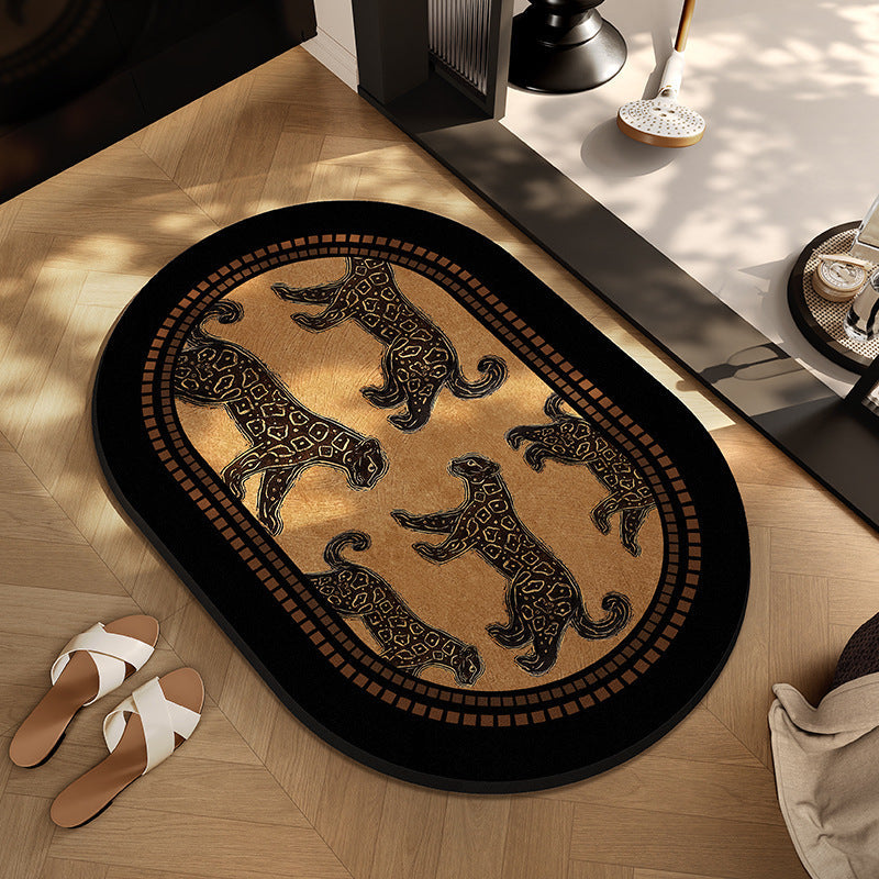Checkerboard Patterned Entryway Mat | High & Bury