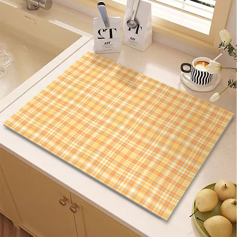 Checkered Kitchen Mat | High & Bury