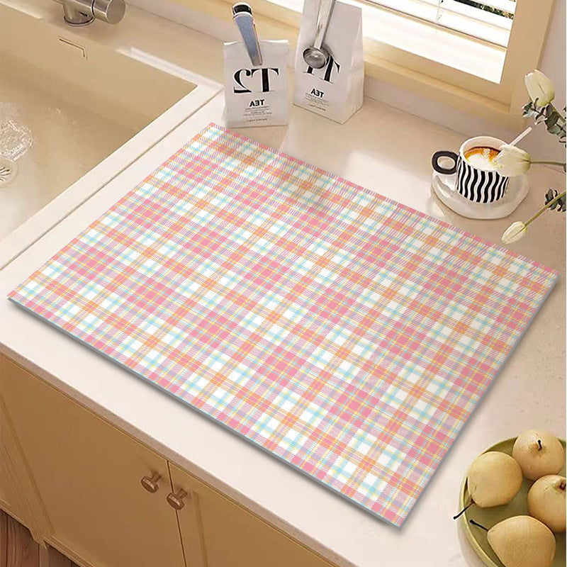 Checkered Kitchen Mat | High & Bury