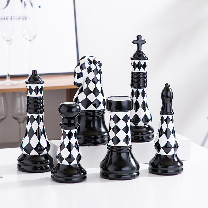 Chess Set Molded Plastic | High & Bury