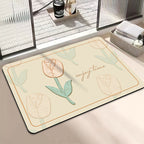 Chic Inspirational Floral Bath Mat | High & Bury