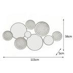 Chic Interconnected Circular Mirror Ensemble | High & Bury