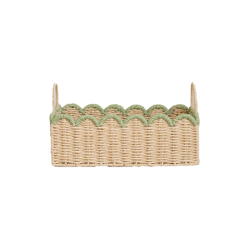 Chic Woven Storage Basket | High & Bury