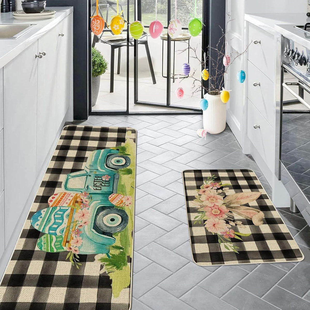 Children's Easter-Themed Kitchen Floor Mat | High & Bury
