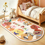 Children's Playful Animal Design Area Rug | High & Bury