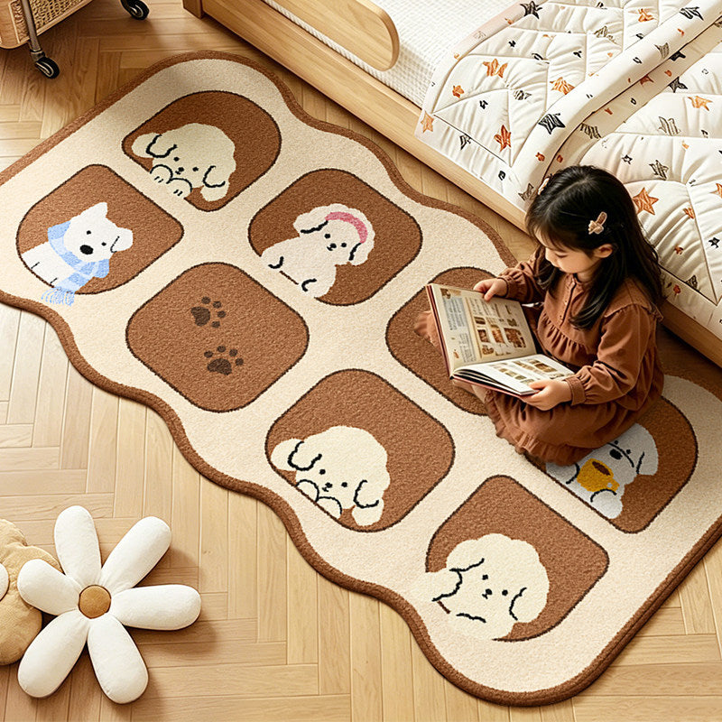 Children's Playful Animal Design Area Rug | High & Bury