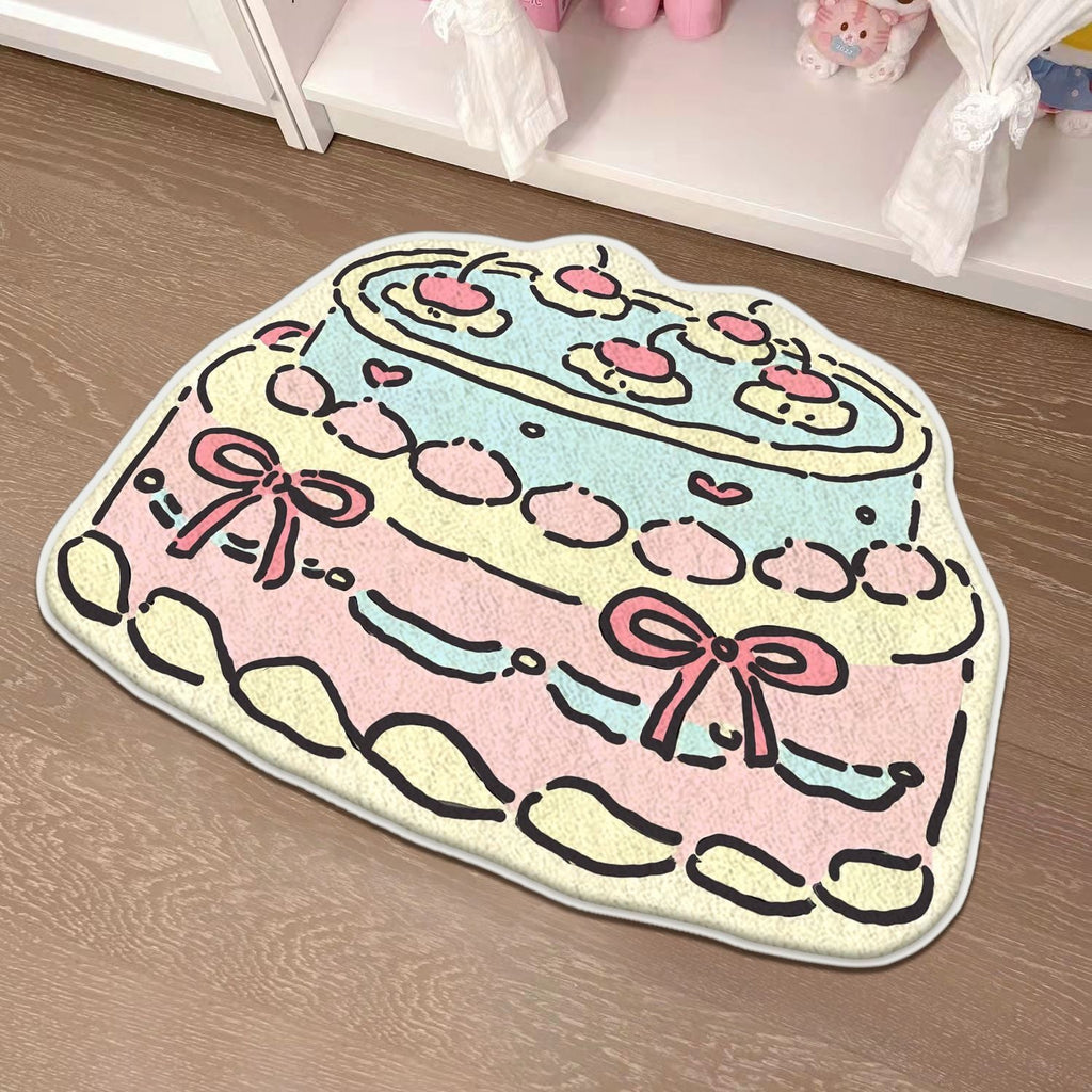 Children's Playful Cat-Shaped Area Mat | High & Bury