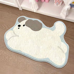 Children's Playful Cat-Shaped Area Mat | High & Bury