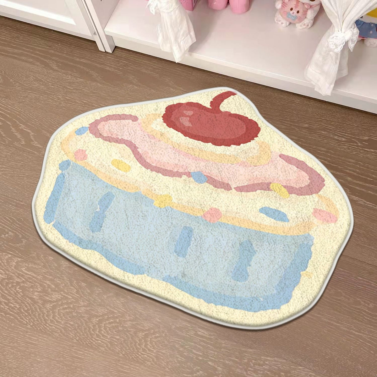 Children's Playful Cat-Shaped Area Mat | High & Bury