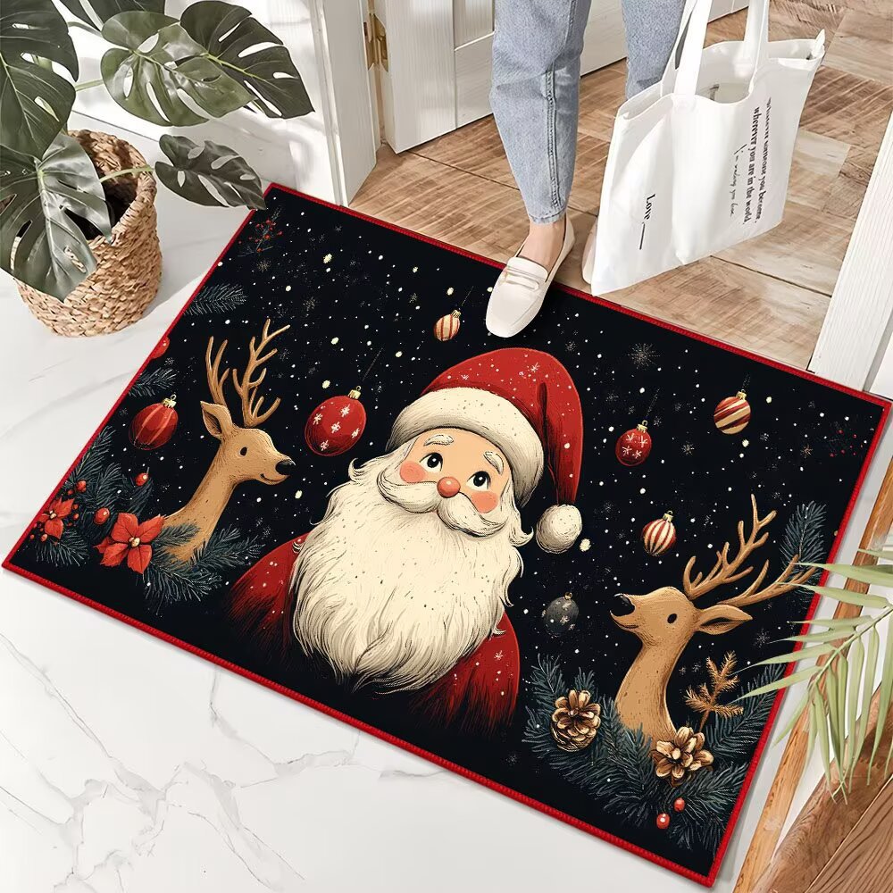 Christmas Decorative Floor Mat | High & Bury