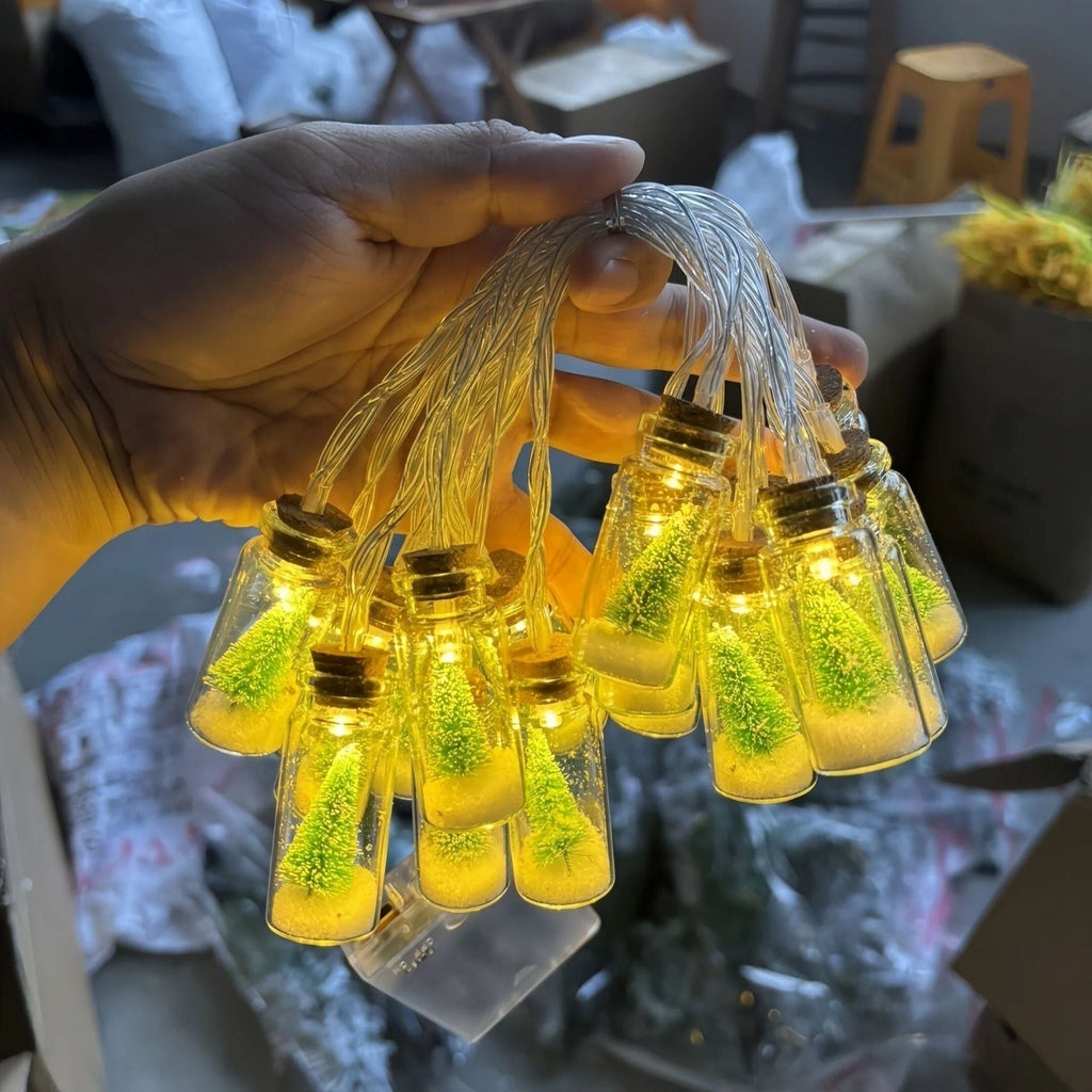 Christmas Snow Globe LED Lamp String Lights | High & Bury