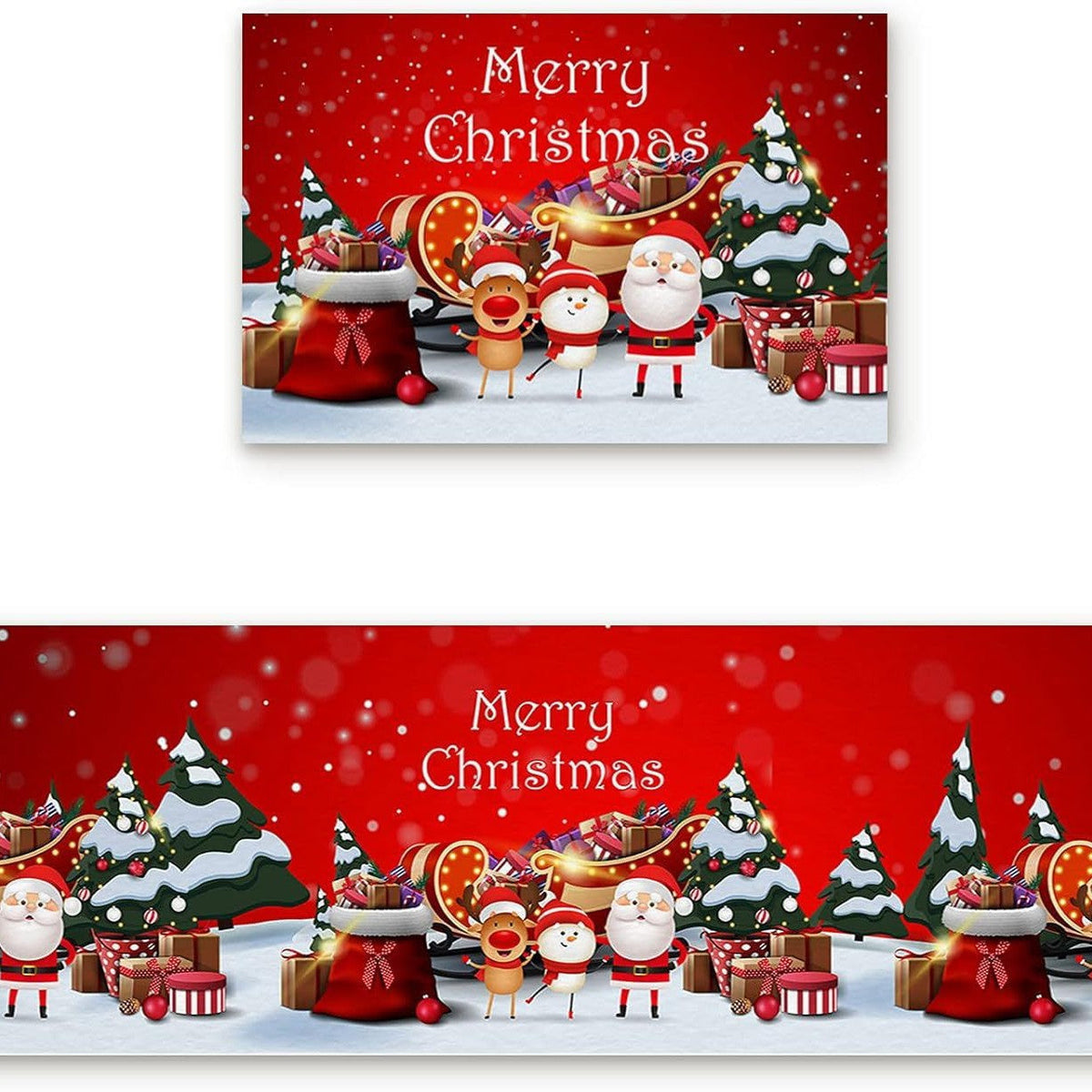 Christmas Themed Decorative Table Runner | High & Bury