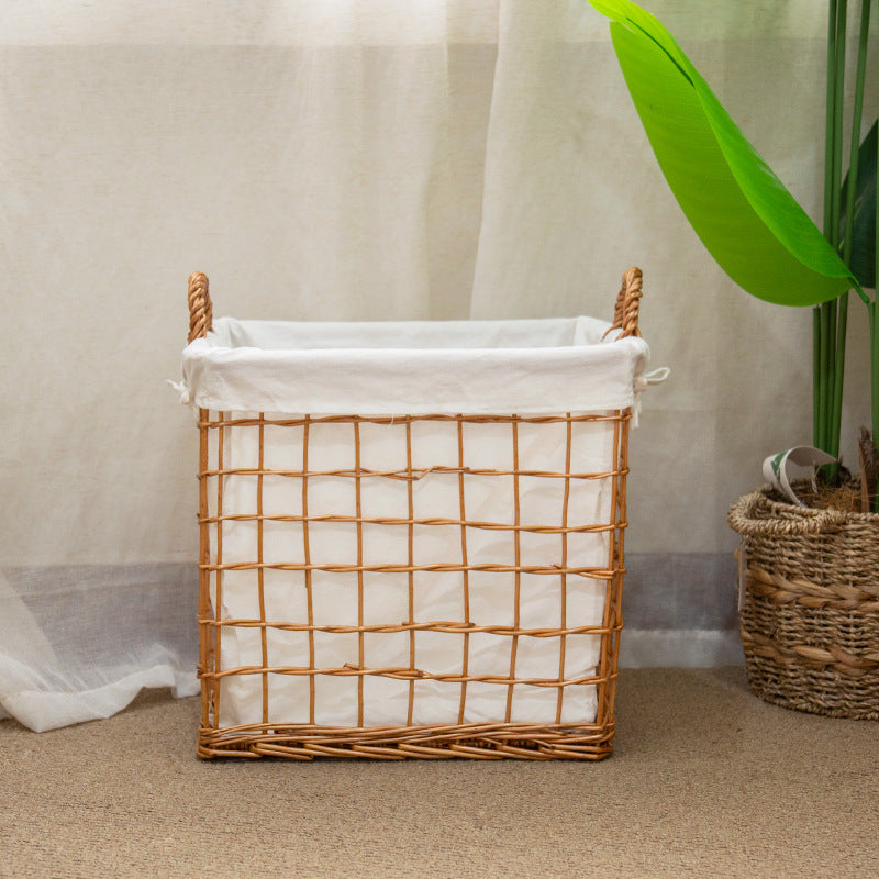Classic Storage Basket with Removable Fabric Insert | High & Bury