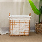 Classic Storage Basket with Removable Fabric Insert | High & Bury