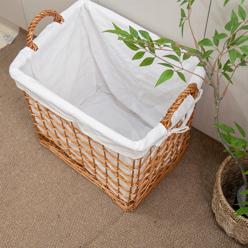 Classic Storage Basket with Removable Fabric Insert | High & Bury