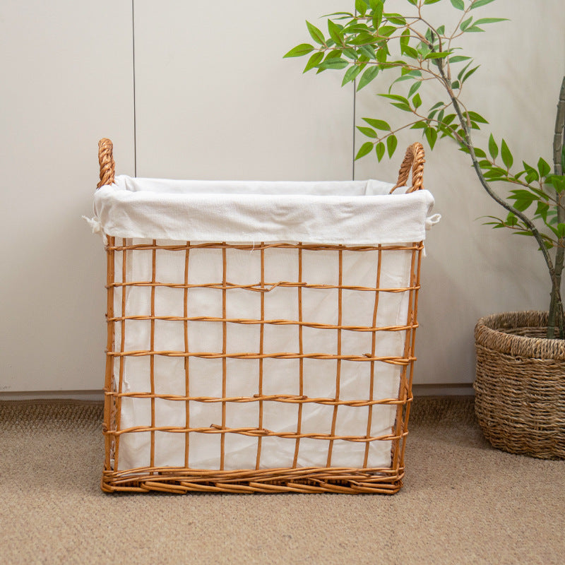 Classic Storage Basket with Removable Fabric Insert | High & Bury