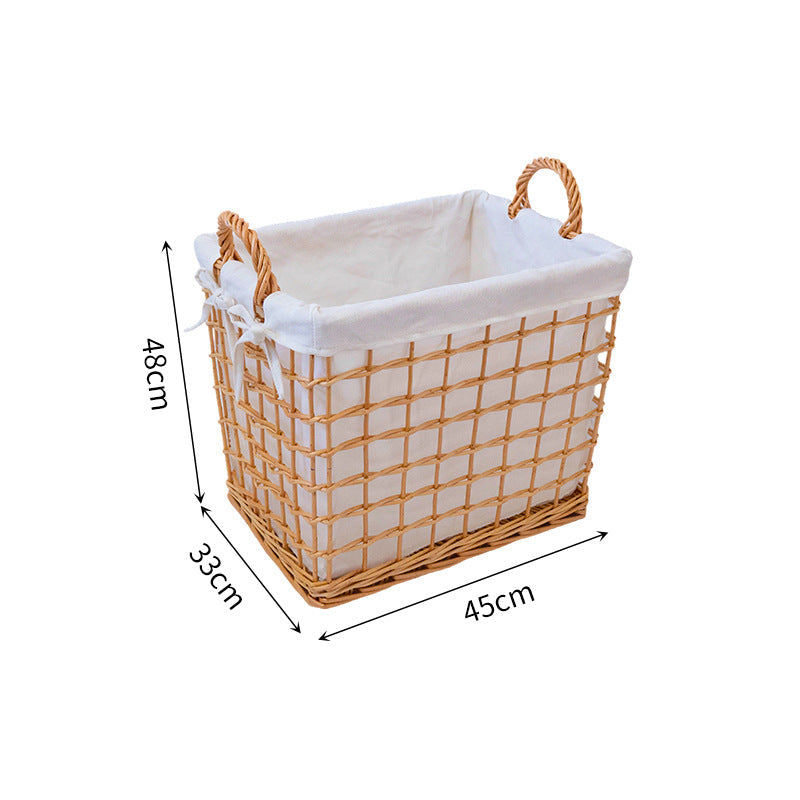 Classic Storage Basket with Removable Fabric Insert | High & Bury
