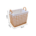 Classic Storage Basket with Removable Fabric Insert | High & Bury