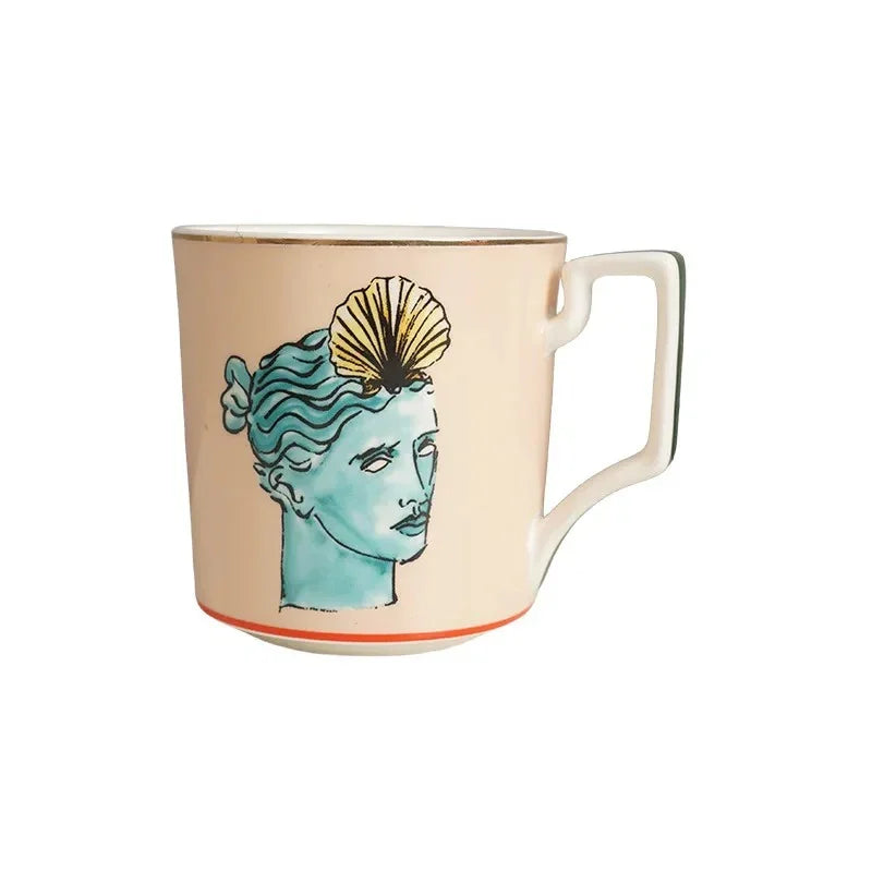 Clay Greek Plates and Mugs