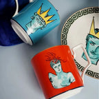 Clay Greek Plates and Mugs