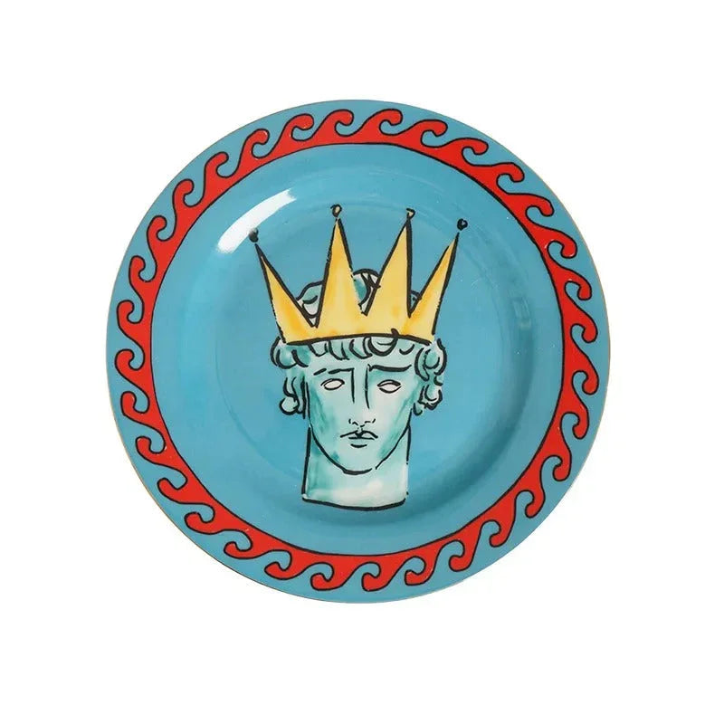 Clay Greek Plates and Mugs