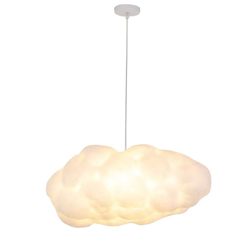 Cloud-Shaped Ambient Pendant Light with Adjustable Cable and E27 Socket | High & Bury