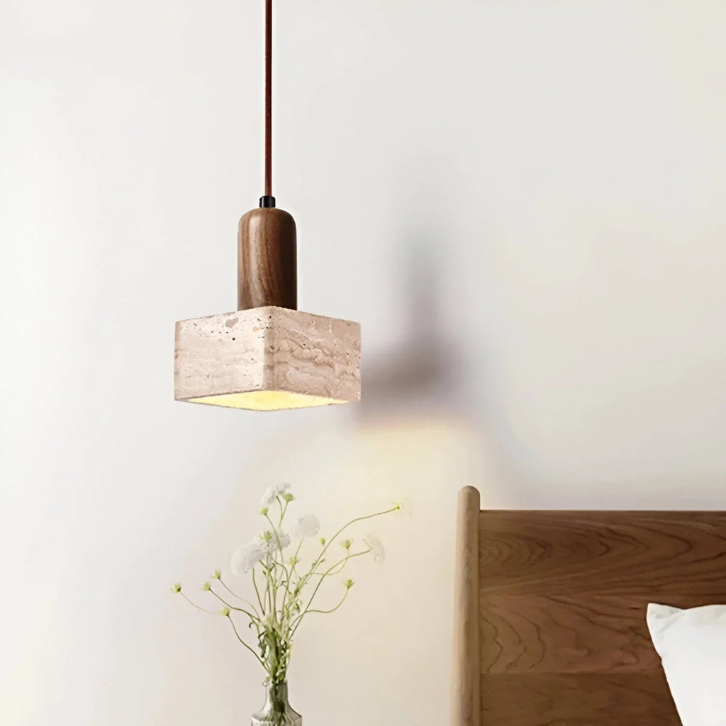 Cloveshore Travertine Pendant Lamp