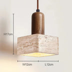 Cloveshore Travertine Pendant Lamp