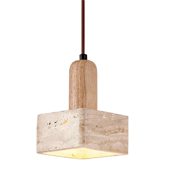 Cloveshore Travertine Pendant Lamp