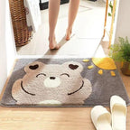 Coastal Waves Shaped Bath Mat | High & Bury