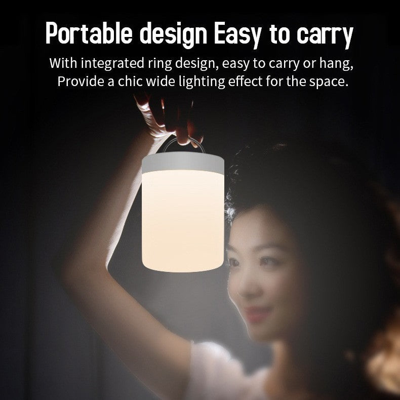 Color-Changing Smart Cylinder Table Lamp with Touch Top Light Night Light | High & Bury