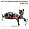 Colorful Cat Sculpture | High & Bury