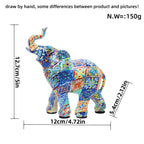 Colorful Elephants Figure | High & Bury