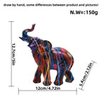 Colorful Elephants Figure | High & Bury