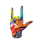 Colorful Hand Sculpture | High & Bury
