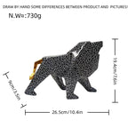 Colorful Lion Figure made of High-Quality Resin | High & Bury