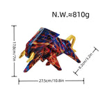 Colorful Lion Figure made of High-Quality Resin | High & Bury